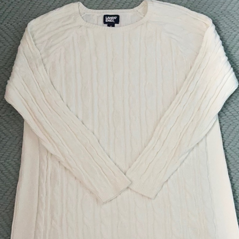 Lands End Cable Knit Sweater